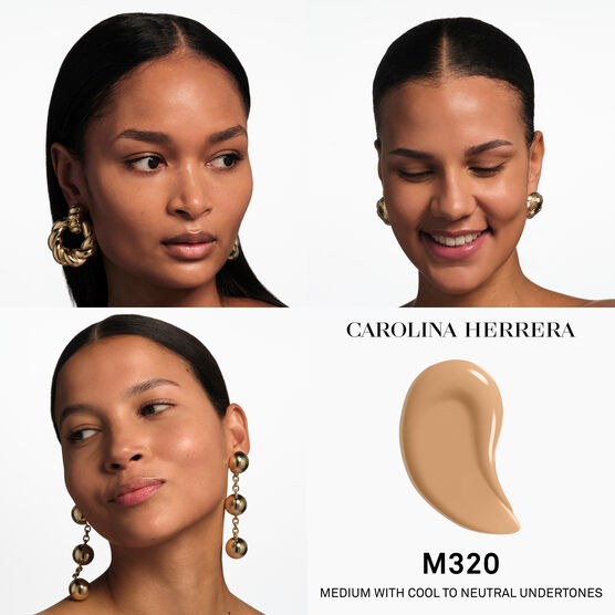 CAROLINA HERRERA NUDE COUTURE TRIPLE MOISTURE SERUM FOUNDATION M320 30 ML